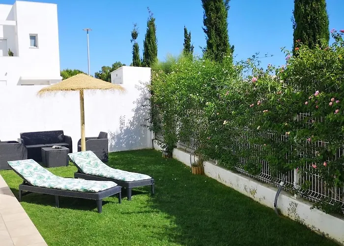 Casa Rosado Beautiful House And 60 M Of Private Garden Semesterbostad Conil De La Frontera